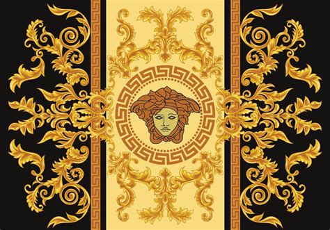 versace medusa wallpaper|bedroom with Versace wallpaper.